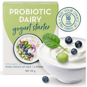 Homemade Yogurt: Probiotic Yogurt Starter Culture - 10 Litres
