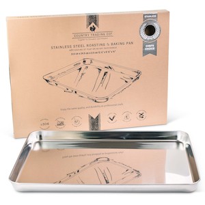 The Gift Collection: Medium Stainless Steel Baking Tray 31.5cm