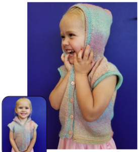 Baby Sleeveless Hoodie | Design P338