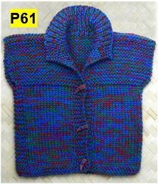 Opals: Toddler's Sleeveless Vest | Design P61