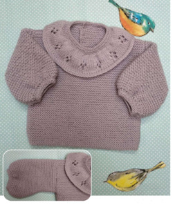 Beautiful: Frilled Neck Jumper | Design P340