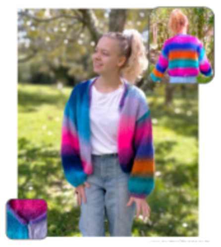 Colourwave: Child/Teen Cardigan | Design P354