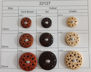 Wooden Buttons 22127