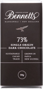 Confectionary Garnishes: Bennetts Dark Chocolate Bar