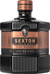 Frontpage: The Sexton 11 Year Old Single Malt Irish Whiskey