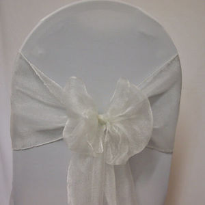 Products: Sash Ivory Organza