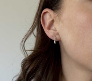 Products: Bobble Huggie Silver – Coveted Jewellery