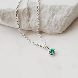 Products: Natural Emerald Gemstone Necklace – Coveted Jewellery