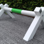Products: Skinny Jump: green stripe – Cowan Cavalletti