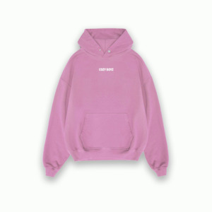 Hoodies: Boxfit Hood - Pink Floss