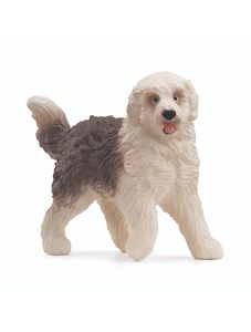 Schleich Farm: SC Old English Sheepdog (Red Dot)