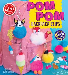 Klutz Pom Pom Backpack Clips