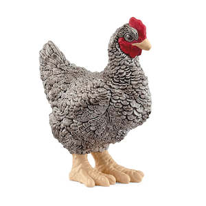 Schleich Farm: SC Plymouth Rock Chicken (Green Dot)