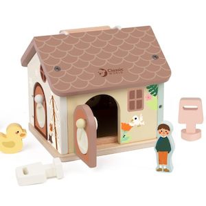 Sensory Toys: CW Wooden Locking House