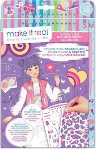 Make It Real Scratch Art Groovy Vibes