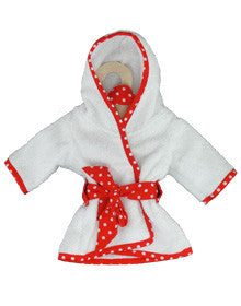 Dolls: Rag Doll Dressing Gown Red