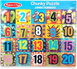 Wooden Puzzles: MD Jumbo Chunky Puzzle 20pc