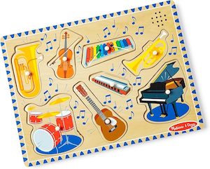 Wooden Puzzles: MD Musical Instruments Puzzle 8pc