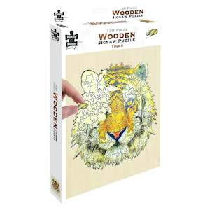 Wooden Puzzles: Wooden Jigsaw Tiger 2.0 130pc