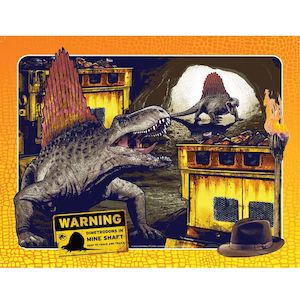 Tray Puzzles: Jurassic World 96pc Dimetrodons in Mine Shaft