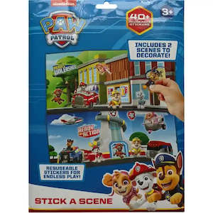 Art Craft Stickers: Paw Patrol Stick A Scene
