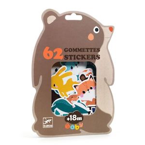 Art Craft Stickers: Djeco Forest Animals Stickers