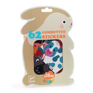 Art Craft Stickers: Djeco Farm Animals Stickers