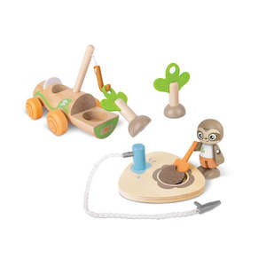 Hape GP Green Vehicle Set