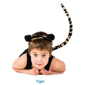 Dress Up: Tiger Head and Tail Set