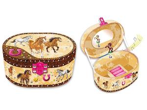 Horse Musical Jewellery Box