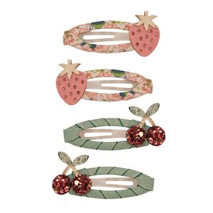 Jewellery: Fruity Floral Clips