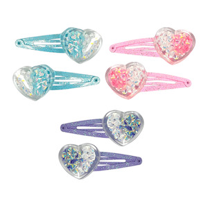Jewellery: PP Mermaid Heart Hair Clips