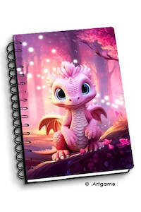 Gift Stationery: Notebook Pink Dragon