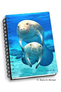 Notebook Blue Manatees