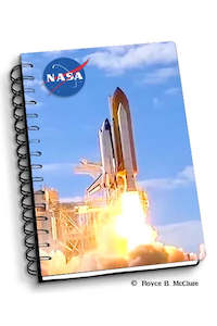Notebook Shuttle Launch