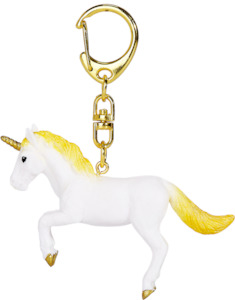 General Gift: Mojo Rearing Yellow Unicorn Keychain
