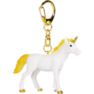 Mojo Standing Yellow Unicorn Keychain