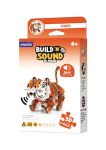 Construction Toys: Build n Sound 3D Puzzle Tiger