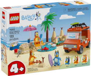 Lego Bluey Beach & Family Car Trip 11202