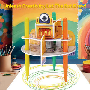 Construction Toys: 3D Puzzle Doodling Robot