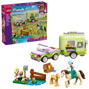 Lego: Lego Friends Horse & Baby Foal Trailer 42695