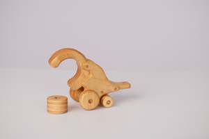 Wooden Vehicles: Huhu Round Baler