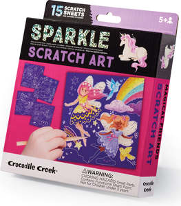 Craft Kits: CC Sparkle Scratch Art Magical Friends