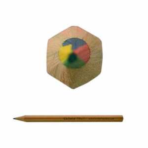 Colouring Drawing: Wooden Rainbow Pencil