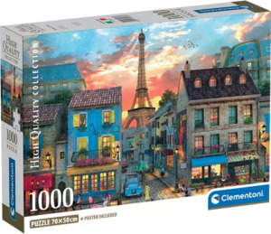 New: Streets of Paris Puzzles 1000pcs