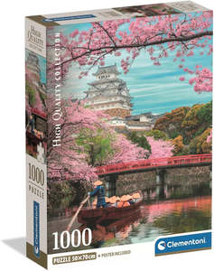 Himeji Castle In Spring Puzzle 1000pcs