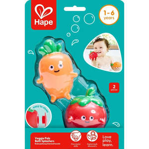 Baby Toddler: Hape Veggie Pals Bath Splashers