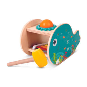 Musical Instruments: Hape Musical Whale Tap Bench