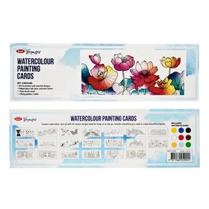 Colouring Drawing: Jasart Watercolour Card Set 260 x 80mm