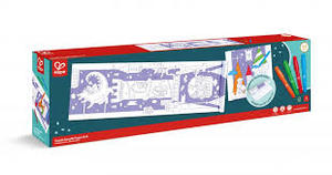 Colouring Drawing: Hape Drawing Paper Roll Fantasy Castle Vertical